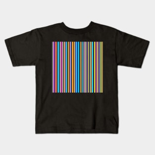 Colotful Stripes Pattern Kids T-Shirt